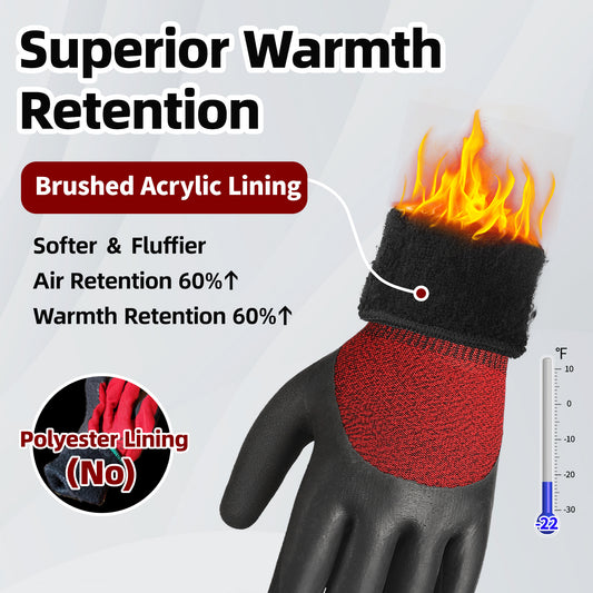 Schwer Winter Work Gloves | Latex Grip, CR3313