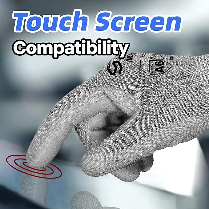 3 Pairs AIR-SOFT ANSI A6 Cut Resistant Gloves CR7120