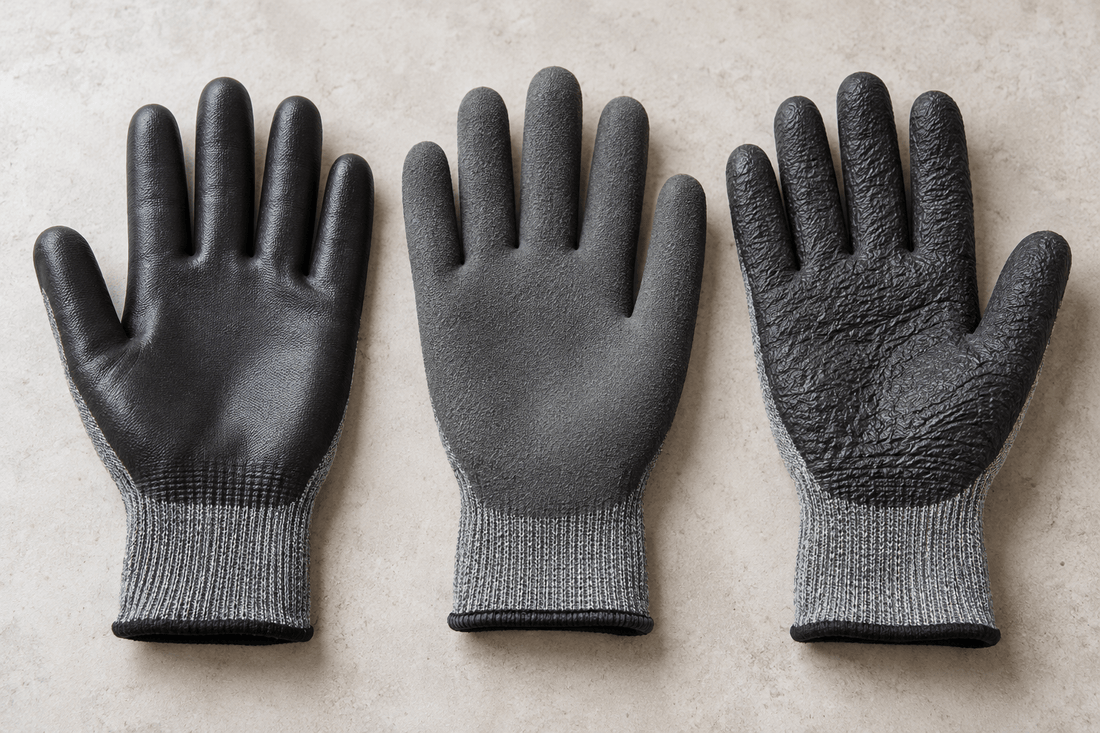 Glove Coatings Explained: PU, Nitrile, Latex & Coverage