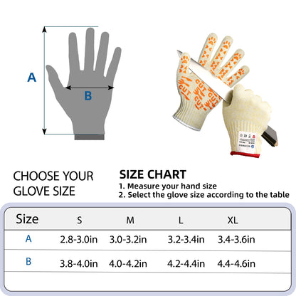 Schwer SlicePro Cut Resistant Gloves | ANSI A9, Better Grip, Touchscreen, PR1501-GD
