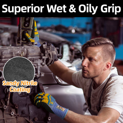 Schwer Air-Skin Impact Resistant Gloves | Level 2 Impact, ANSI A4 Cut Protection, PM3900-T