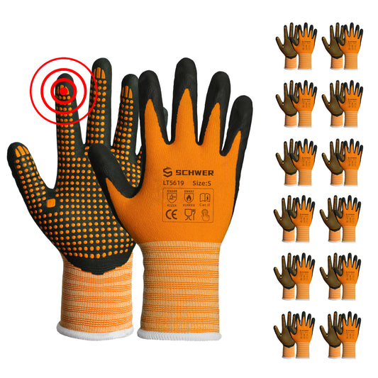 Lite MicroFoam Nitrile Coated Work Gloves LT5619