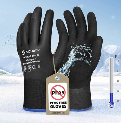 FreezeGuard Winter Work Gloves PM3302 for Outdoor Cold Weather