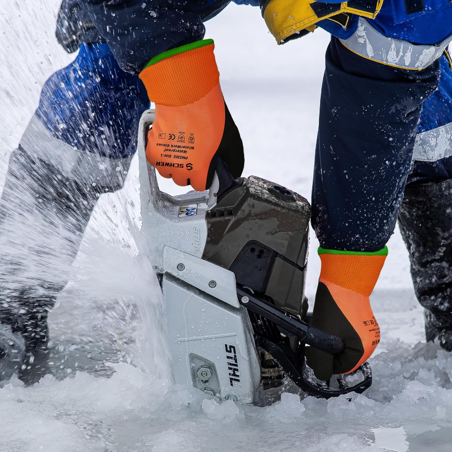 Guantes de trabajo de invierno Freezeguard PM3302 para clima frío al aire libre