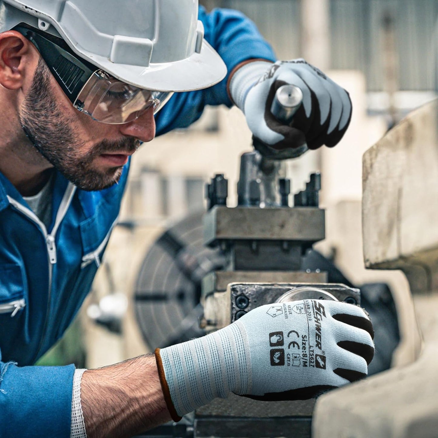 Schwer Work Gloves | Nitrile Grip, Touchscreen, LT5627