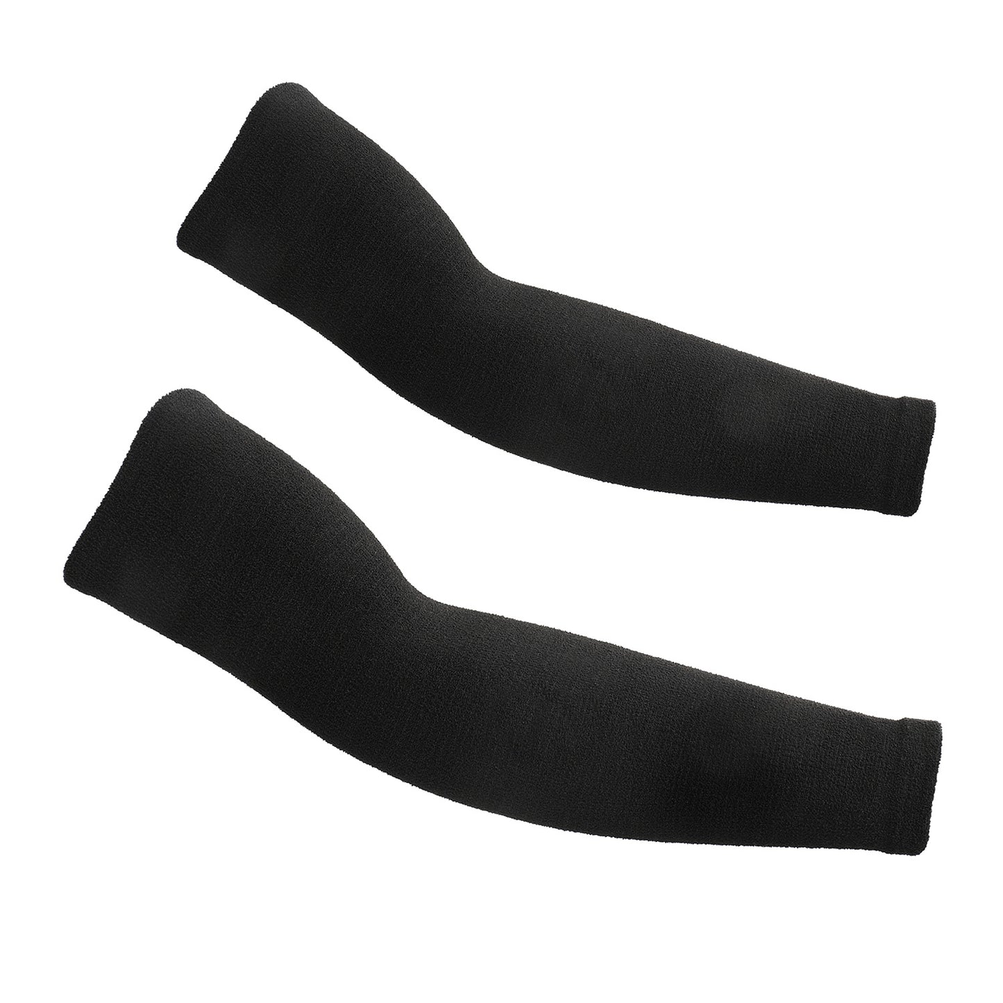 Black arm sleeves, isolated on white background