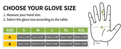 Schwer PR3727 ANSI A7 cut resistant gloves size chart