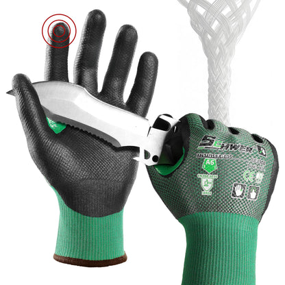 Schwer ANSI A6 Cut Resistant Gloves | AIR-SKIN, Micro Foam Nitrile, AR3908