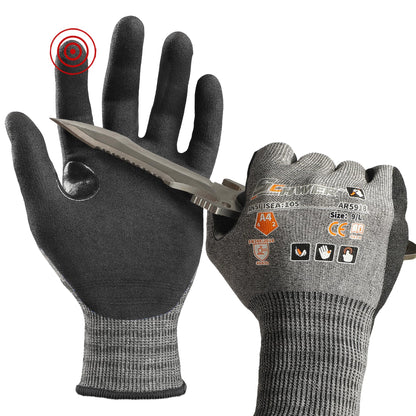 Schwer Air-Skin Cut Resistant Gloves, ANSI A4, Nitrile Grip, Touchscreen, AR5918 - product image 1