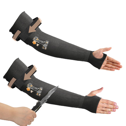 Schwer AIR-SKIN Cut Resistant Arm Sleeves | ANSI A4, UHMWPE, 18 inch, S913