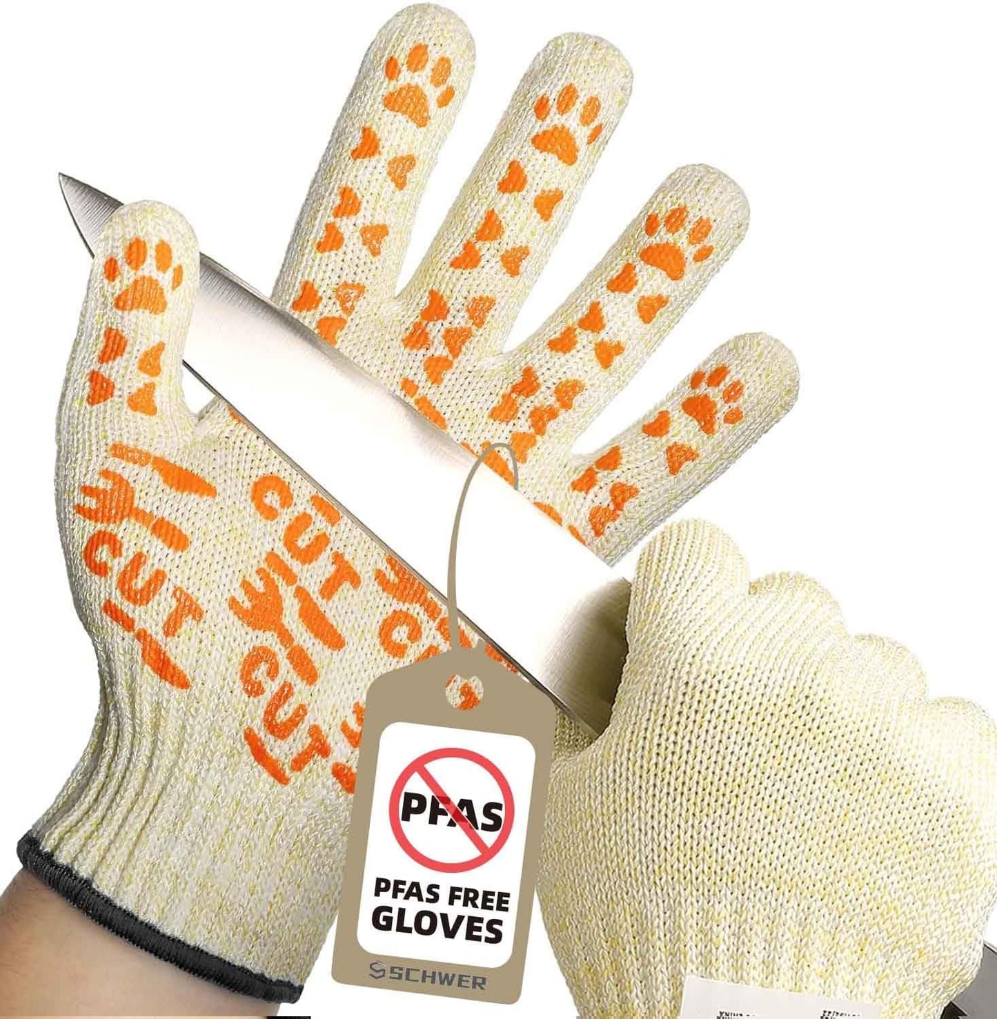 SlicePro ANSI A9 Food Grade Non-Slip Cutting Gloves PR1501-GD