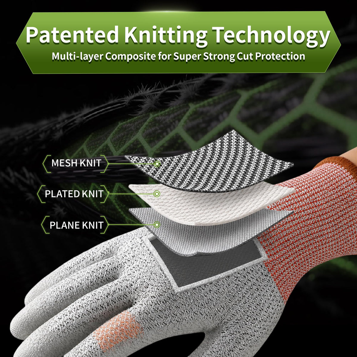 Schwer Cut Resistant Work Gloves | ANSI A2, Level 6 Abrasion, PU Grip, 12 Pairs, LT3062