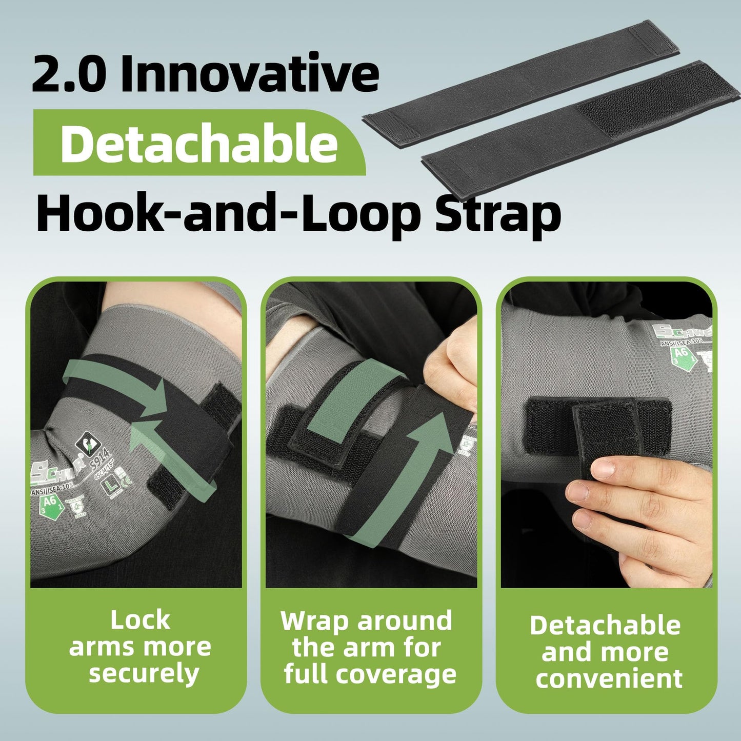 Schwer AIR-SKIN Cut Resistant Arm Sleeves | ANSI A6, UHMWPE, 18 inch, S914