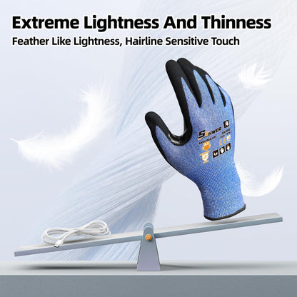 Schwer Air-Skin Cut Resistant Gloves, ANSI A4, Nitrile Grip, Touchscreen, AR3900 - product image 3