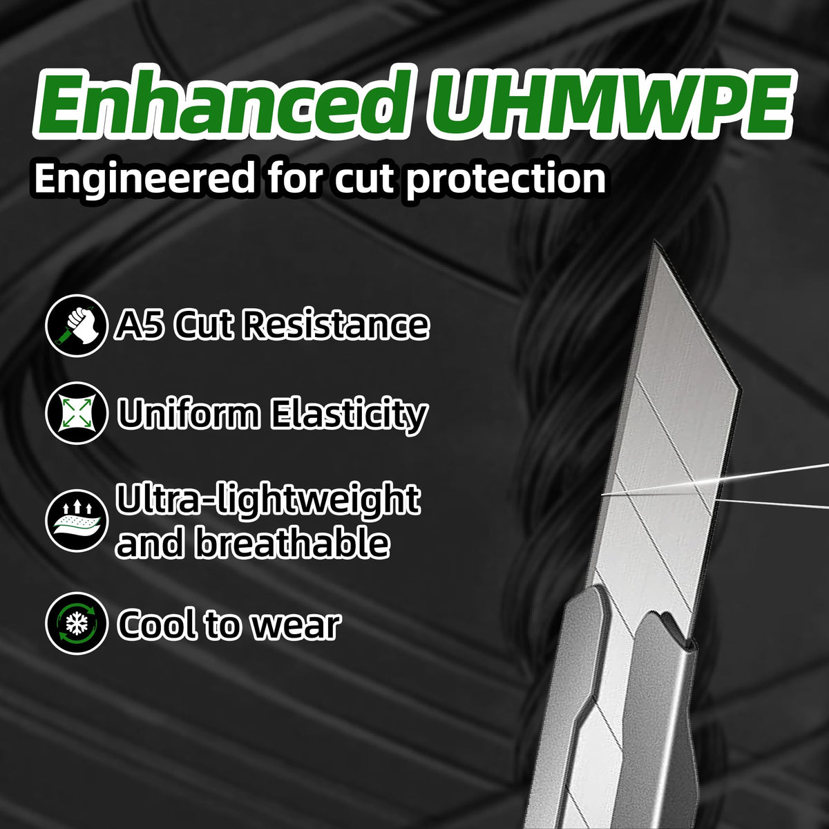 Schwer Cut Resistant Arm Sleeves | ANSI A5,Cooling & UV Protection,18 Inch,S912