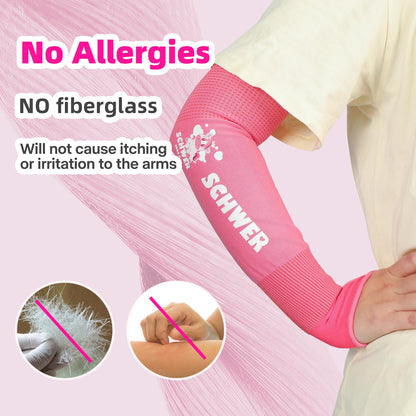 MINI-KIDDO ANSI A6 Cut Resistant Arm Sleeves for Kids, Pink