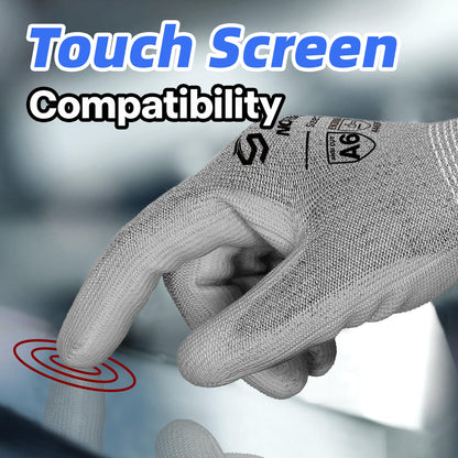 3 coppie guanti resistenti al taglio ANSI A6 CR7120