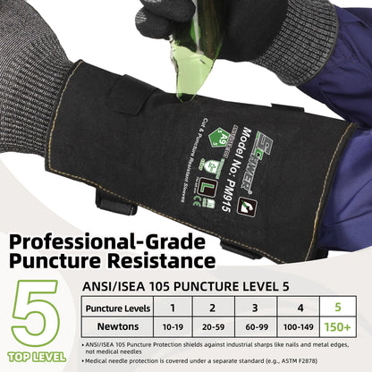 Schwer Cut & Puncture Resistant Forearm Sleeves, ANSI A9, PM915 - product image 4