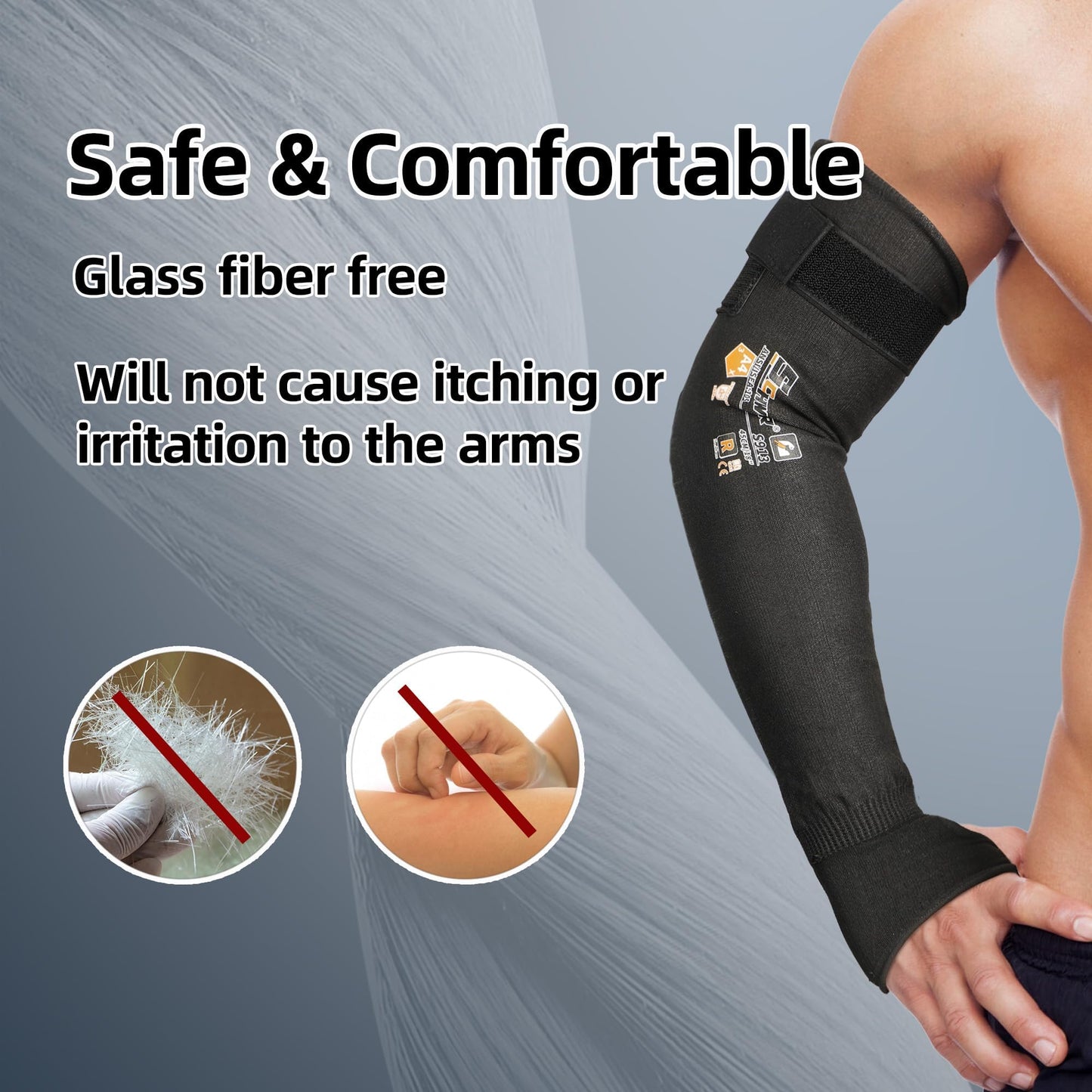 Schwer AIR-SKIN Cut Resistant Arm Sleeves | ANSI A4, UHMWPE, 18 inch, S913