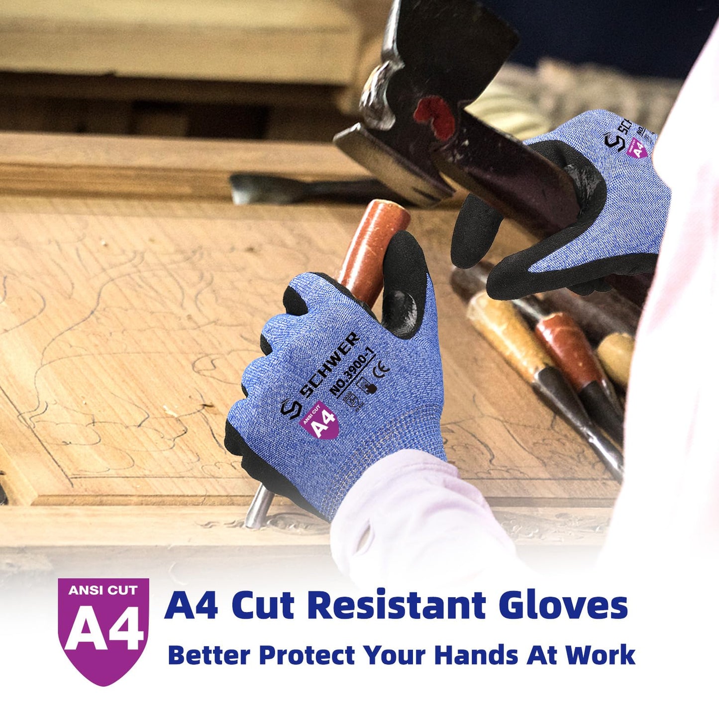 AIR-SKIN Cut Resistant Gloves AR3900 with Extreme Lightweight & Thin