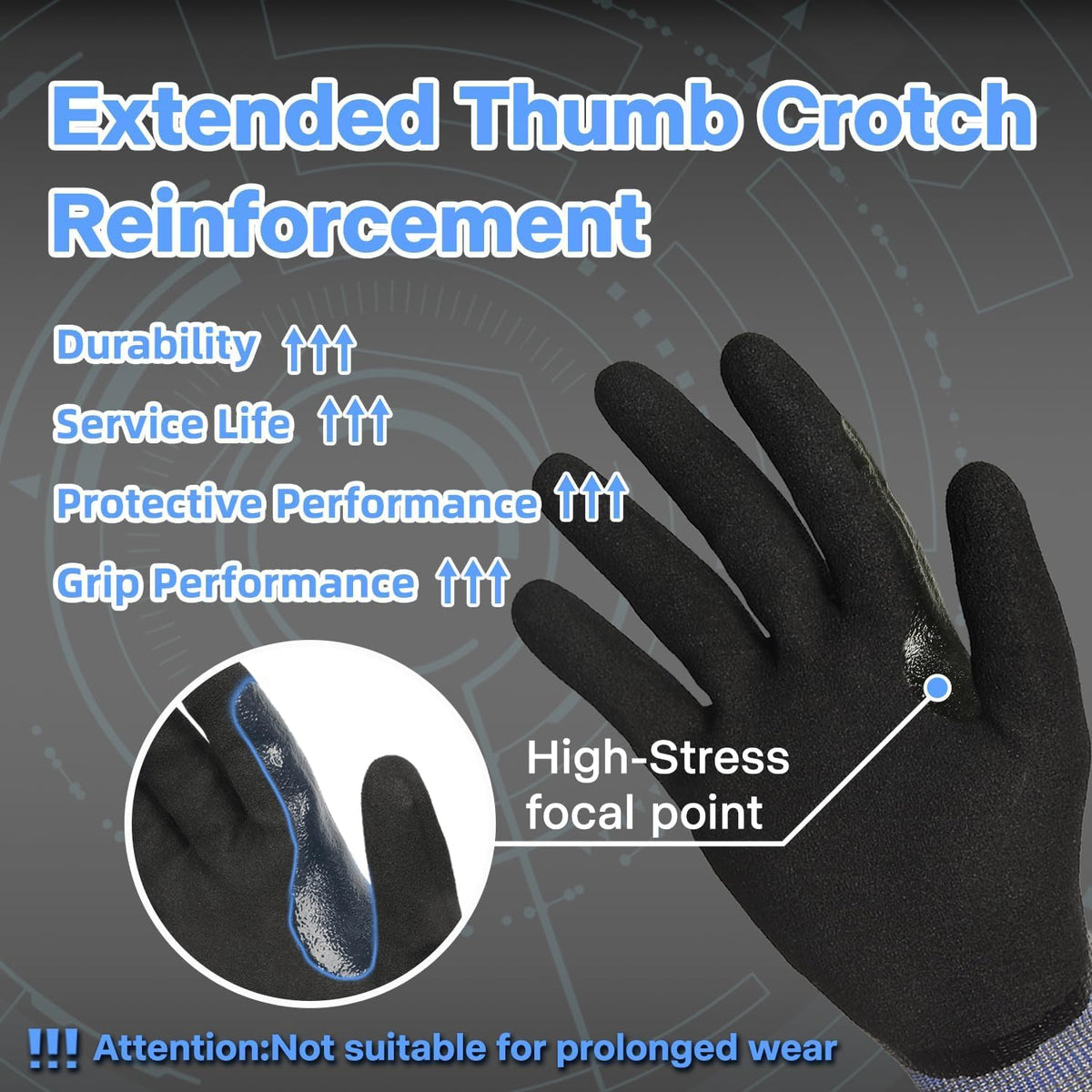 Schwer Cut Resistant Gloves | ANSI A9, Nitrile Grip, Touchscreen, PM3202