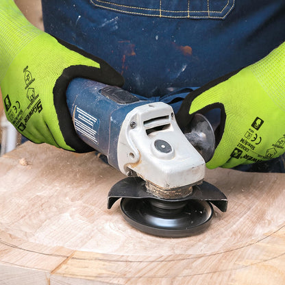 2 paires gants de travail résistant aux coupes coupées AR3027