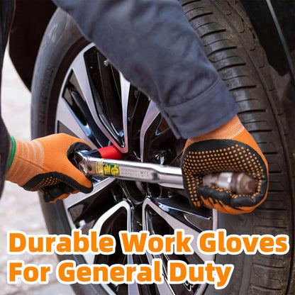 Schwer Work Gloves | Nitrile Grip, Touchscreen, 6 Pairs, LT5619
