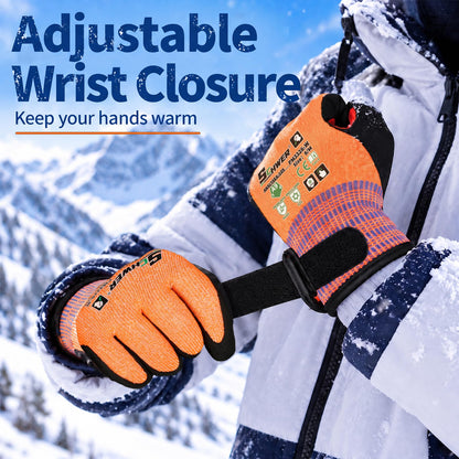 Schwer Winter Cut Resistant Gloves | ANSI A9, Nitrile Grip, Touchscreen, PM3326-W